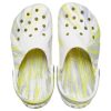 Sandalias Crocs Classic Clog Marble Beach Sports unisex blancas y grises (206867-1FJ)