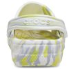 Sandalias Crocs Classic Clog Marble Beach Sports unisex blancas y grises (206867-1FJ)