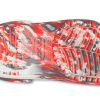 Sandalias Crocs Classic Clog Marble Beach Sports unisex, color rojo y blanco, 206867-884