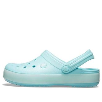 Sandalias Crocs Classic Clog translúcidas de playa azul hielo 205894-4S3