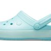 Sandalias Crocs Classic Clog translúcidas de playa azul hielo 205894-4S3