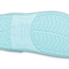 Sandalias Crocs Classic Clog translúcidas de playa azul hielo 205894-4S3