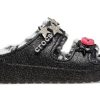 Sandalias Crocs Classic Cozzzy Disco con purpurina «Negras» 208074-0C4