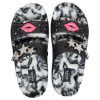 Sandalias Crocs Classic Cozzzy Disco con purpurina «Negras» 208074-0C4