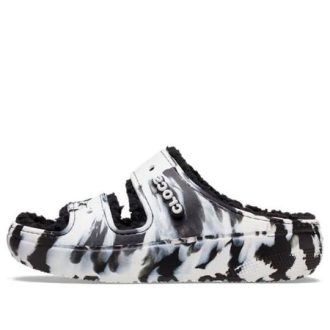 Sandalias Crocs Classic Cozzzy Marbled «Negro Blanco» 207907