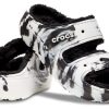 Sandalias Crocs Classic Cozzzy Marbled «Negro Blanco» 207907