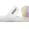 Sandalias Crocs Classic Fur Sure de 2 tiras «Blancas» 207405-100