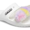Sandalias Crocs Classic Fur Sure de 2 tiras «Blancas» 207405-100