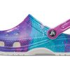 Sandalias Crocs Classic Pattern Blanco Morado «Blanco Morado» 206565-14N