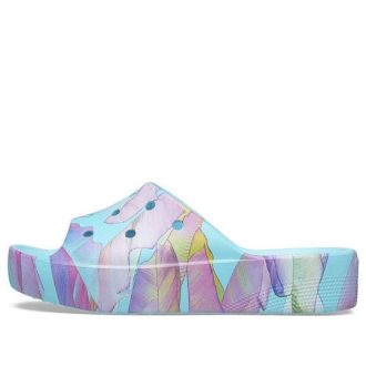 Sandalias Crocs Classic Platform Palm Print «Azul Multicolor» 208607-4NQ