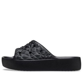 Sandalias Crocs Classic Platform para mujer, color negro, 209564-001
