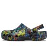 Sandalias Crocs Classic Tie Dye con estampado Crocs Beach unisex en azul vaquero 205453-4SW