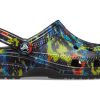 Sandalias Crocs Classic Tie Dye con estampado Crocs Beach unisex en azul vaquero 205453-4SW