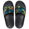 Sandalias Crocs Classic Tie-Dye con estampado «Negro» 206520-988