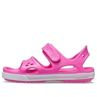 Sandalias Crocs (GS) Crocband II «Rosa y Blanco» 14854-6QQ