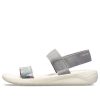 Sandalias Crocs Literide Graphic para mujer, color gris, 205375-0E9