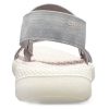 Sandalias Crocs Literide Graphic para mujer, color gris, 205375-0E9