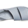 Sandalias Crocs LiteRide gris azul claro para mujer, color gris y blanco, 206081-00J Sandalias Crocs LiteRide gris azul claro para mujer, color gris y blanco, 206081-00J
