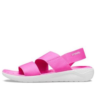 Sandalias Crocs LiteRide rojas para mujer 206081-6QV