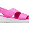 Sandalias Crocs LiteRide rojas para mujer 206081-6QV