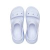 Sandalias Crocs Mega Crush para mujer, color azul claro, 207989-5AF