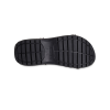 Sandalias Crocs Mega Crush Pearl con volantes para mujer, color negro, 210179