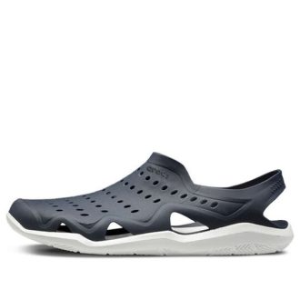 Sandalias Crocs negras y blancas 203963-462