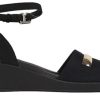 Sandalias Crocs para mujer color café metalizado «Dorado y negro» 205800-98A