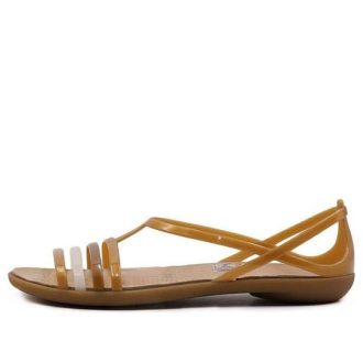 Sandalias Crocs para mujer en color dorado «Gold» 202465-276