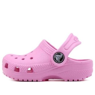 Sandalias Crocs (PS) Classic Small para deportes de playa al aire libre, color rosa 204536-6I2 Sandalias Crocs (PS) Classic Small para deportes de playa al aire libre, color rosa 204536-6I2