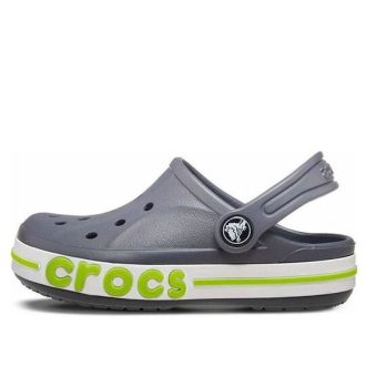 Sandalias Crocs (PS) para deportes de playa, tamaño pequeño, color gris y verde, 205100-025 Sandalias Crocs (PS) para deportes de playa, tamaño pequeño, color gris y verde, 205100-025