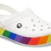 Sandalias Crocs Rainbow blancas 206361-94S