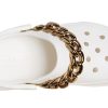 Sandalias Crocs Retro Chain en oro blanco (mujeres) 206662-19B