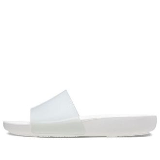 Sandalias Crocs Splash Slide para mujer, color blanco, 208538-100