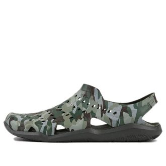 Sandalias Crocs Swiftwater Camo Wave «Verde Marrón» 206010-97G