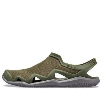 Sandalias Crocs Swiftwater Mesh Wave «Verde Militar» 205701-3TF