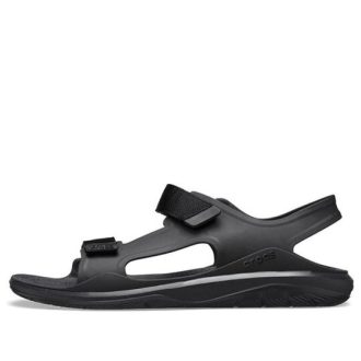Sandalias Crocs Swiftwater para mujer, color negro, 206527-060