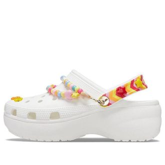 Sandalias Crocs transpirables blancas para mujer 206984-94S