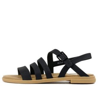 Sandalias Crocs Tulum para mujer, color negro, 206107-00W