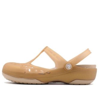 Sandalias Crocs (WMNS) color dorado 204939-277