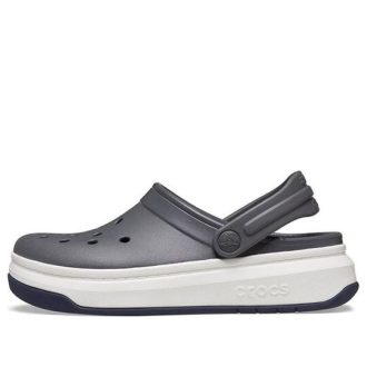 Sandalias Crocsband Full Force con suela gruesa en gris 206122-07I