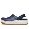 Sandalias Crocsband Full Force con suela gruesa unisex, azul y blanco, 206122-462