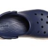 Sandalias Crocsband Full Force con suela gruesa unisex, azul y blanco, 206122-462