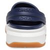 Sandalias Crocsband Full Force con suela gruesa unisex, azul y blanco, 206122-462