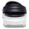 Sandalias Crocsband Full Force con suela gruesa, unisex, color negro y blanco, 206122-066