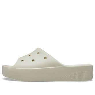 Sandalias de plataforma clásicas Crocs (mujeres) «Bone» 208180-2Y2