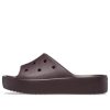 Sandalias de plataforma clásicas Crocs (mujeres) «Dark Cherry» 208180-6WD