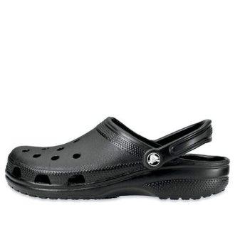 Sandalias de playa clásicas Crocs unisex negras 10001-001