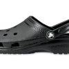 Sandalias de playa clásicas Crocs unisex negras 10001-001