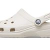 Sandalias de playa clásicas informales minimalistas Crocs unisex gris 10001-160